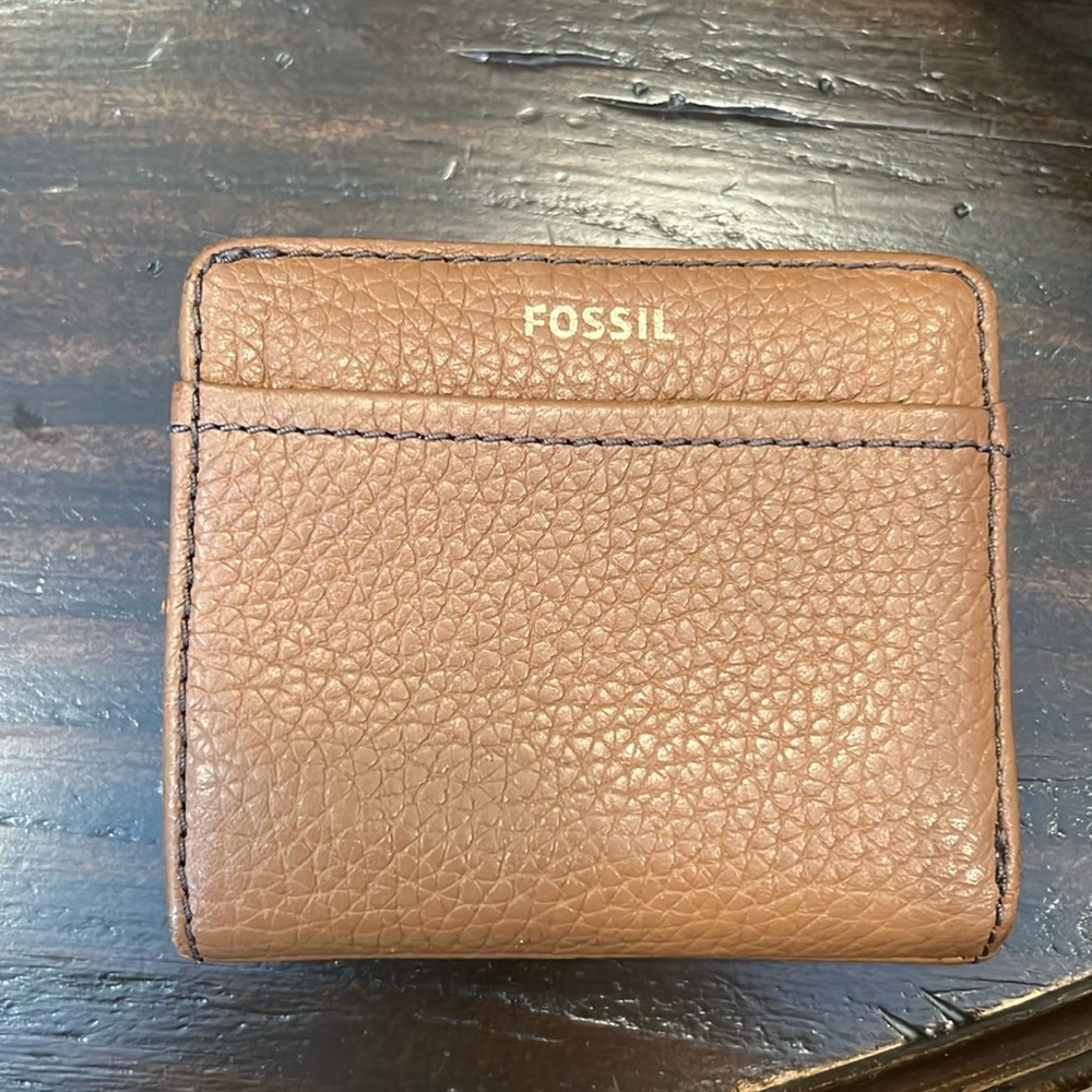 Fossil brown small wallet